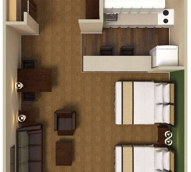 Студия Deluxe, Extended Stay America Suites Raleigh North Raleigh Wake Towne Dr