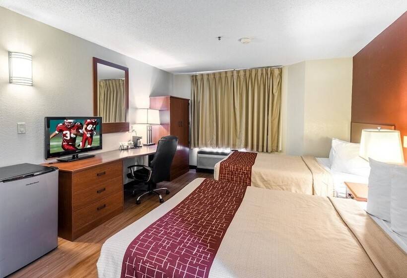 带2个双人床的标准工作室, Greentree Inn Houston Iah Airport