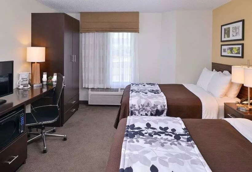 اتاق استاندارد با 2 تخت دوبل, Sleep Inn Fayetteville North