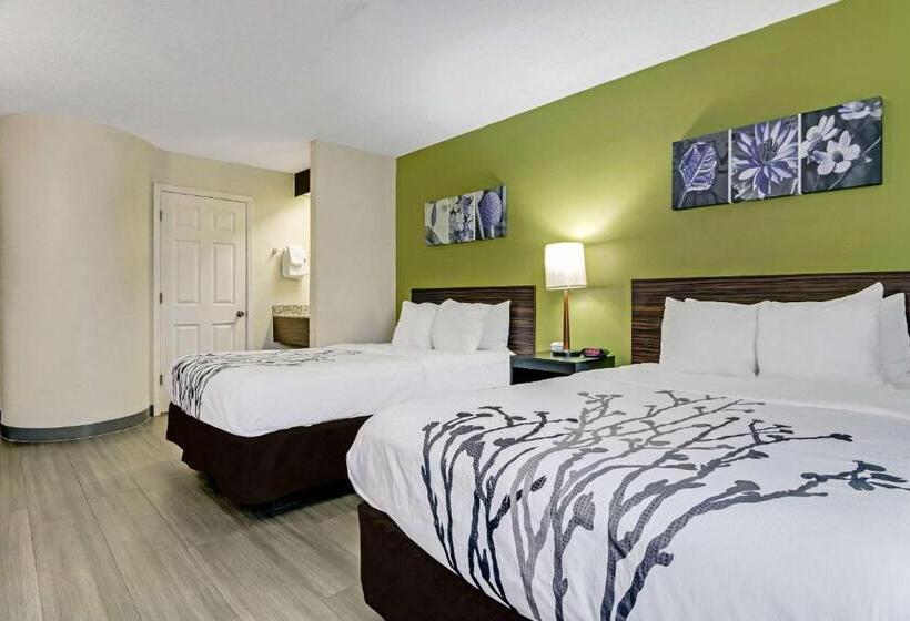 غرفه قياسيه سريرين مزدوجين, Sleep Inn Near I 80 And I 94