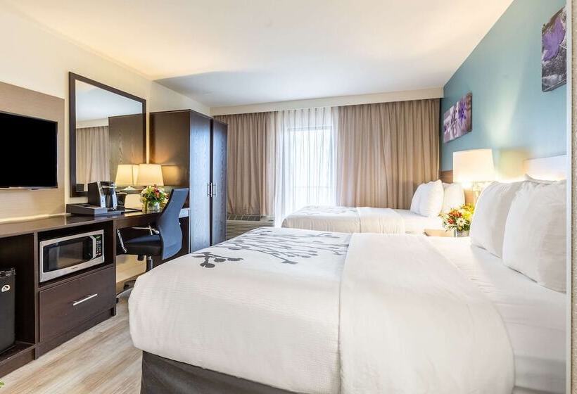 带2个双人床的标准工作室, Sleep Inn On The Beach