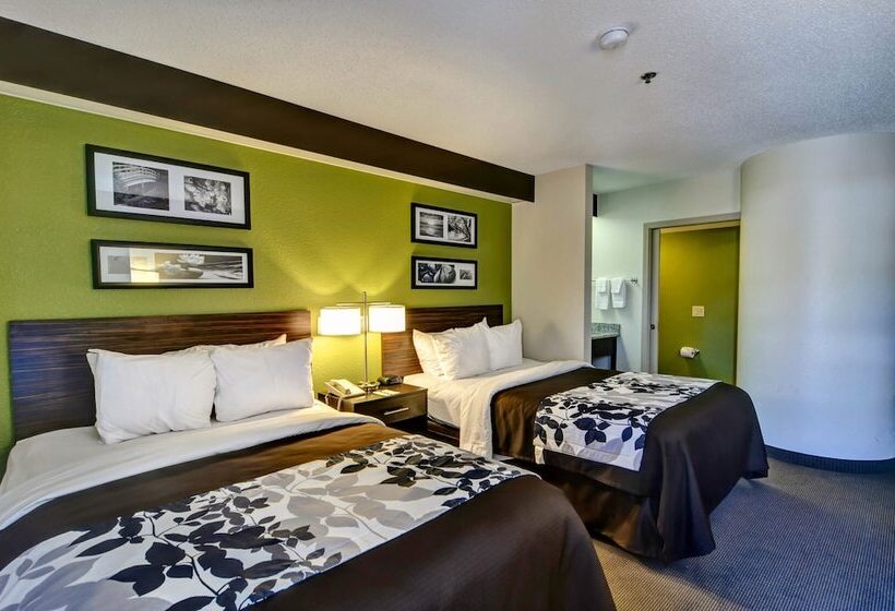 Номер Стандарт 2 Двуспальные Кровати, Sleep Inn & Suites Princeton I 77