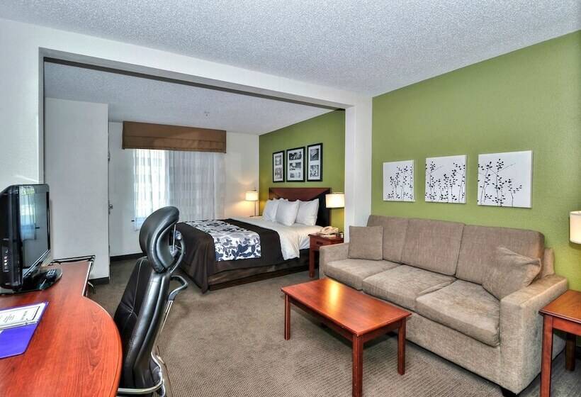 Люкс Кровать Кинг, Sleep Inn & Suites Princeton I 77