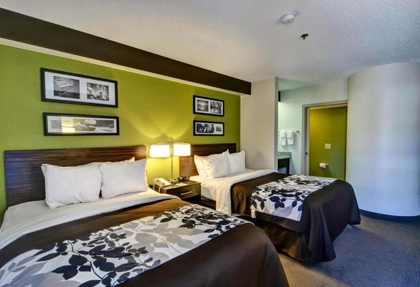 Номер Стандарт 2 Двуспальные Кровати, Sleep Inn & Suites Princeton I 77