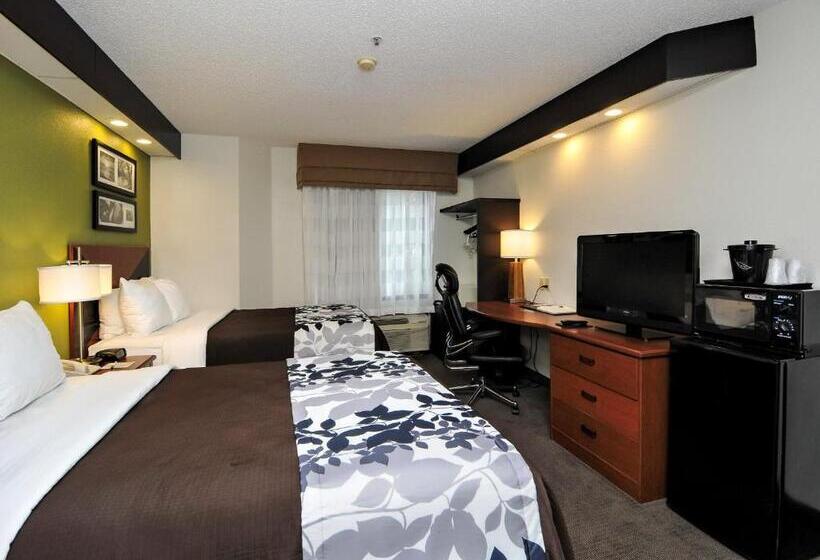 Номер Стандарт 2 Двуспальные Кровати, Sleep Inn & Suites Princeton I 77