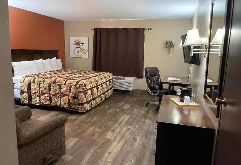 キングサイズベッドのスタンダードルーム, Southfork Motel