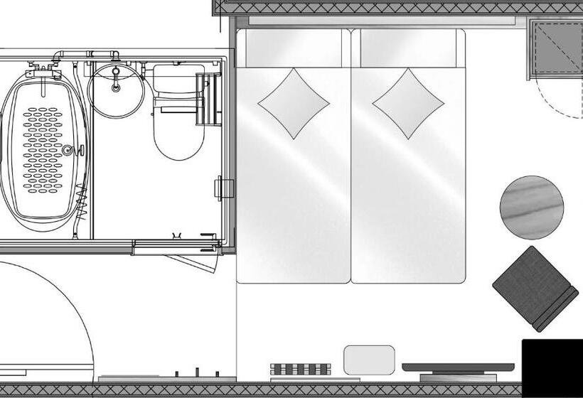اتاق استاندارد, Royal Twin Hotel Kyoto Hachijoguchi