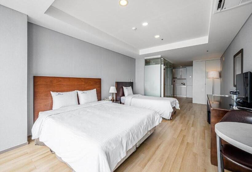 اتاق خانوادگی با چشمانداز دریا, Haeundae Seacloud Hotel Residence