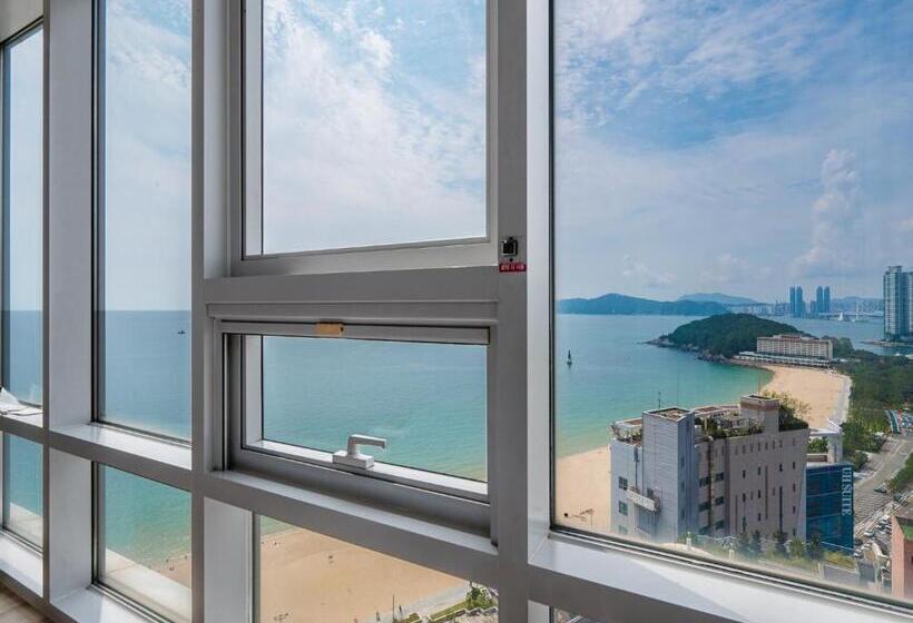 اتاق خانوادگی با چشمانداز دریا, Haeundae Seacloud Hotel Residence