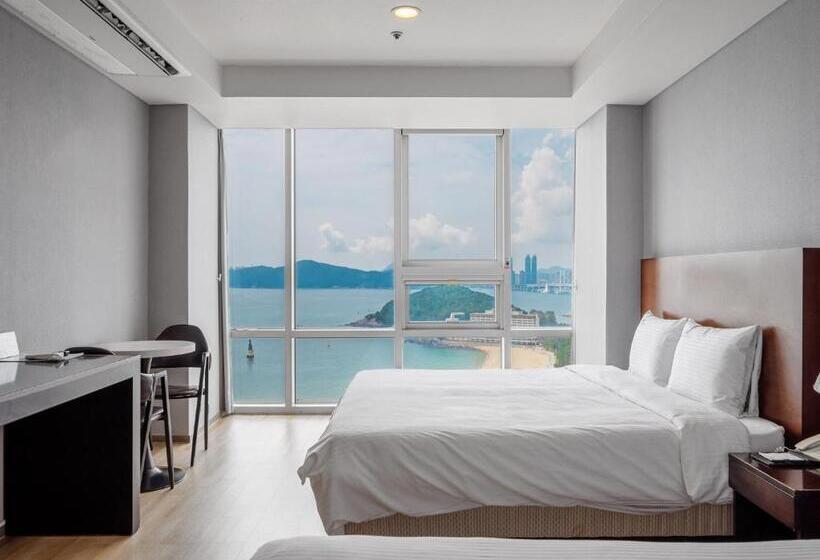اتاق خانوادگی با چشمانداز دریا, Haeundae Seacloud Hotel Residence