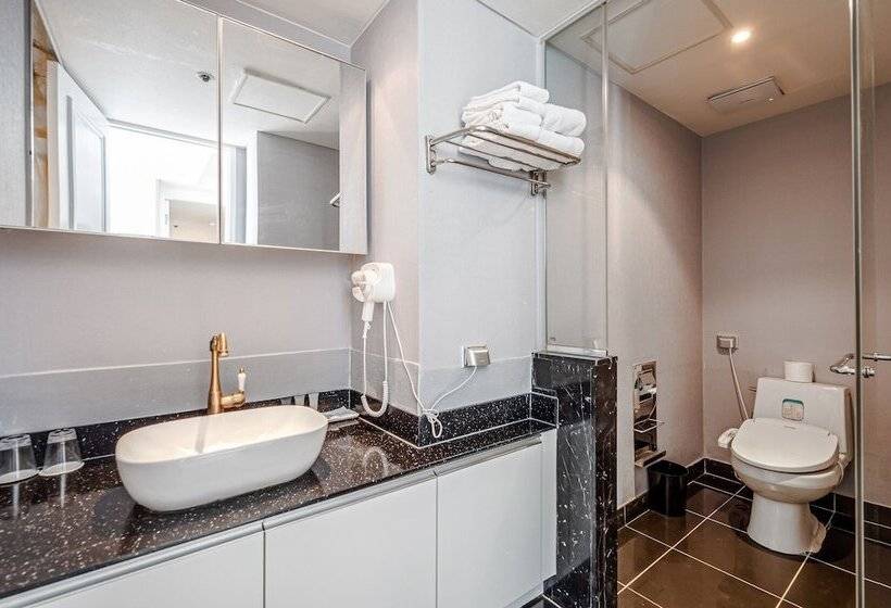 带海景的行政套房, Haeundae Seacloud Hotel Residence