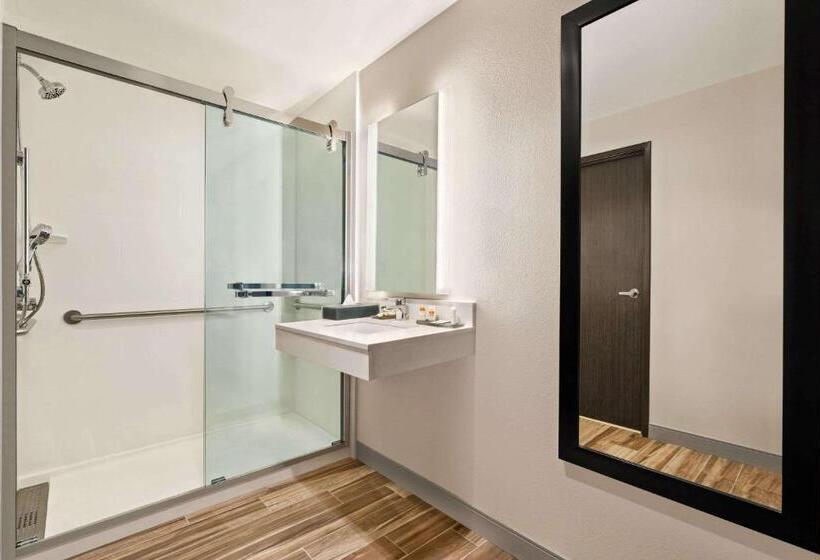 장애인을 위한 킹사이즈 침대 스탠다드 룸, Laquinta Inn & Suites By Wyndham San Bernardino