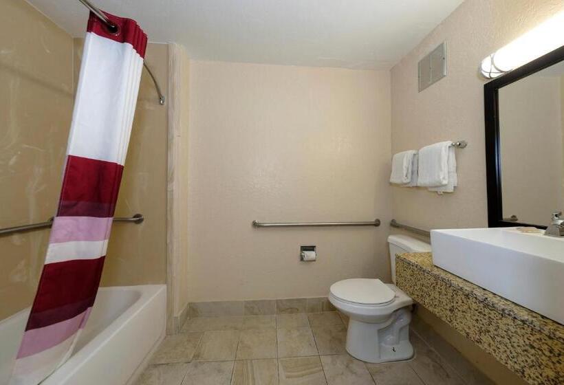 Номер Стандарт Кровать Кинг Адаптированный для Инвалидов, Red Roof Inn Jacksonville Cruise Port