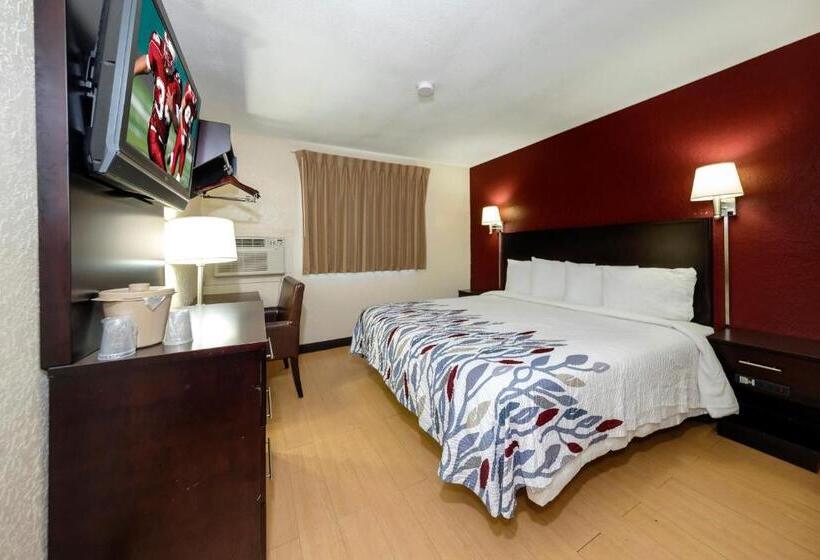 장애인을 위한 킹사이즈 침대 스탠다드 룸, Red Roof Inn Jacksonville  Cruise Port