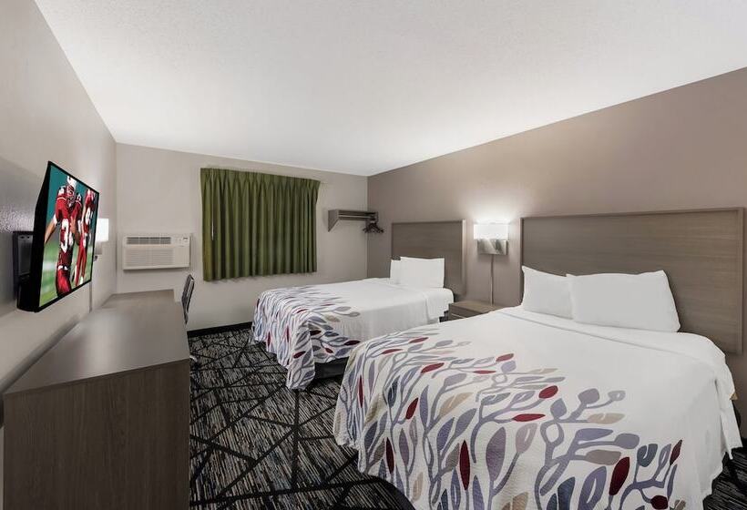 带2个双人床的标准工作室, Red Roof Inn Mansfield