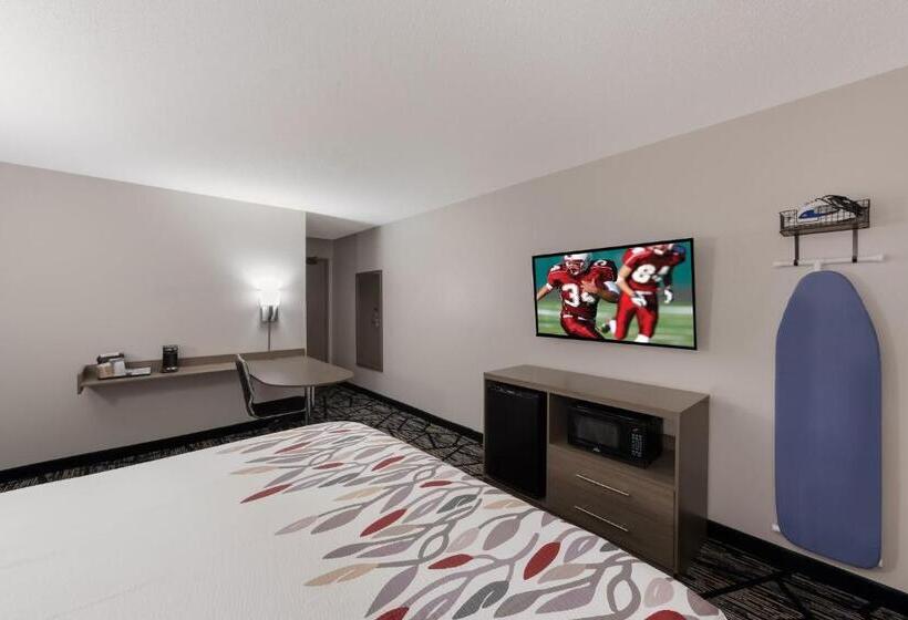 디럭스 룸 킹사이즈 침대, Red Roof Inn Mansfield
