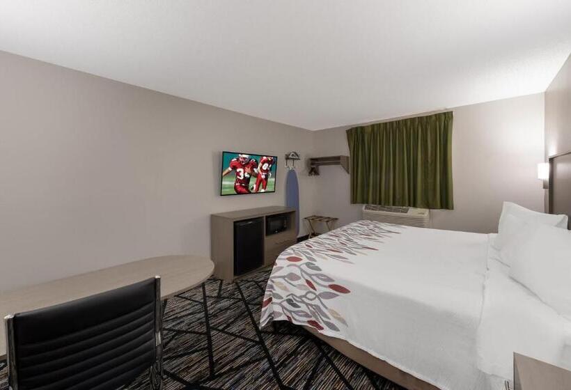 带大床的高级房间, Red Roof Inn Mansfield