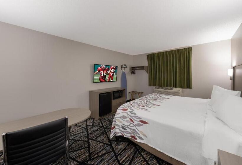 带大床的高级房间, Red Roof Inn Mansfield