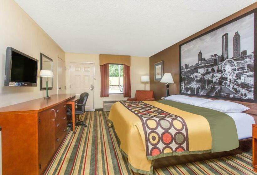 キングサイズベッドのスタンダードルーム, Super 8 By Wyndham Dublin