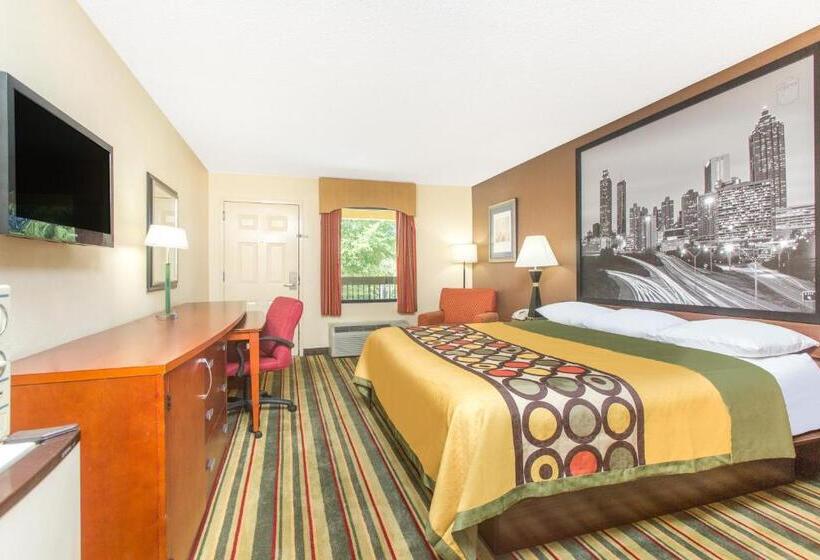 身障者適用キングサイズベッドルーム, Super 8 By Wyndham Dublin