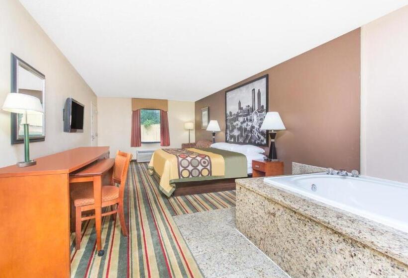 キングサイズベッドのデラックススイート, Super 8 By Wyndham Dublin