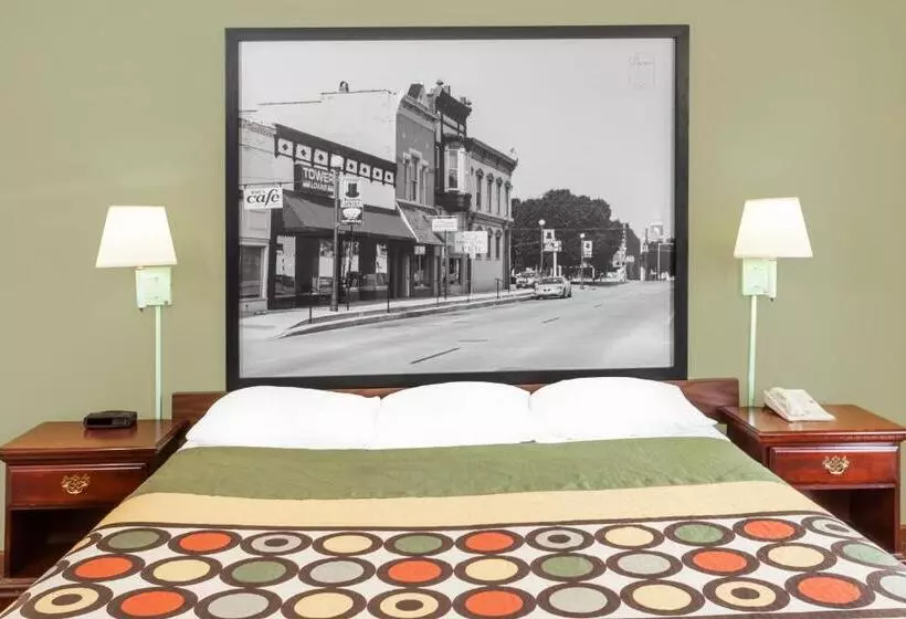 Standard-huone King-vuode, Super 8 By Wyndham Lincoln