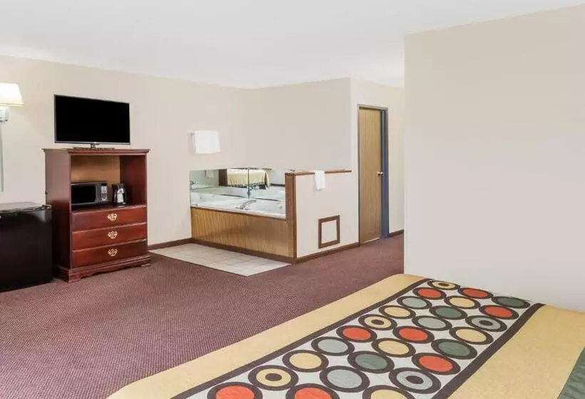 Standard-huone King-vuode, Super 8 By Wyndham Lincoln