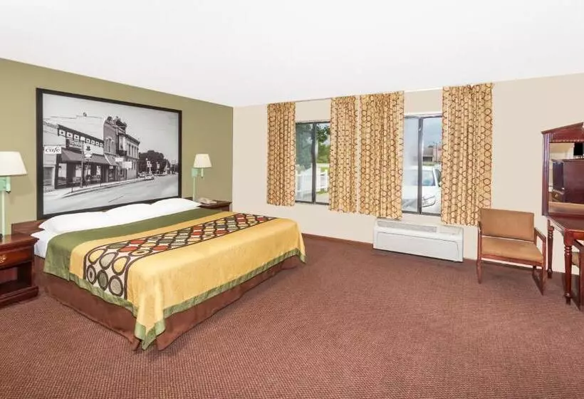 Standard-huone King-vuode, Super 8 By Wyndham Lincoln