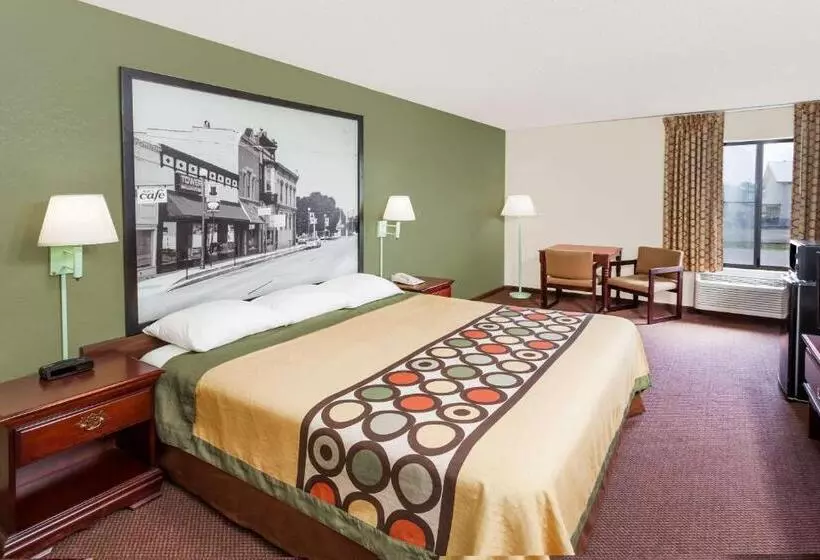 Standard-huone King-vuode, Super 8 By Wyndham Lincoln
