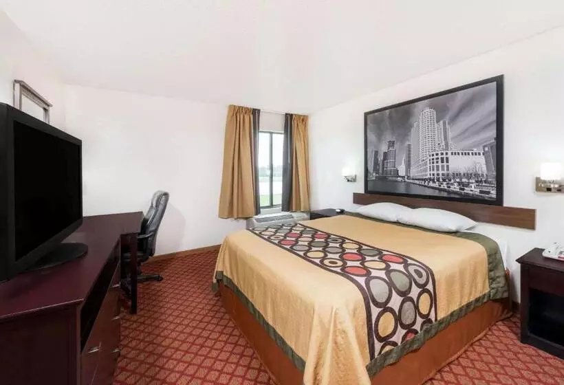 Standard-huone King-vuode, Super 8 By Wyndham Marshall
