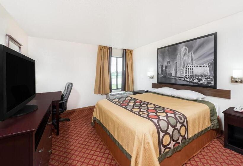 חדר סטנדרט עם מיטת קינג, Super 8 By Wyndham Marshall