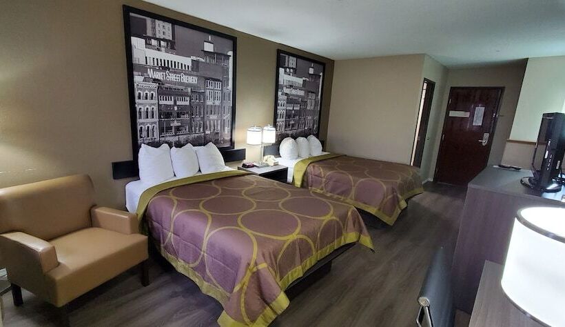 Номер Стандарт 2 Двуспальные Кровати, Super 8 By Wyndham Paris