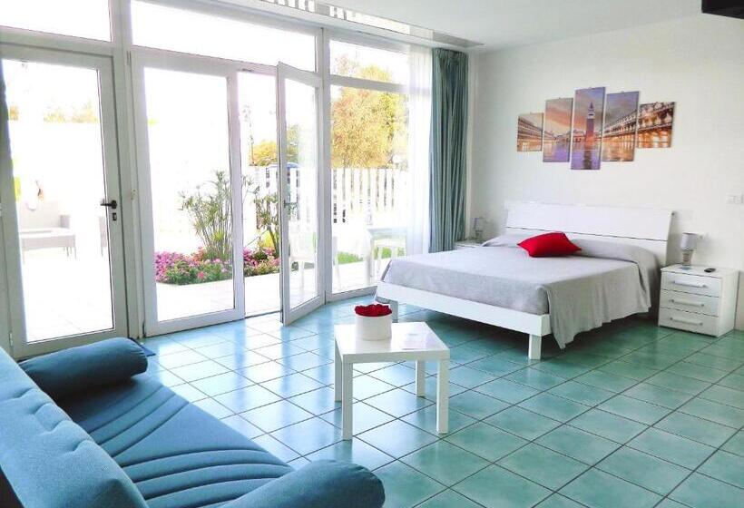 اتاق استاندارد با چشمانداز باغ, Villa Marina