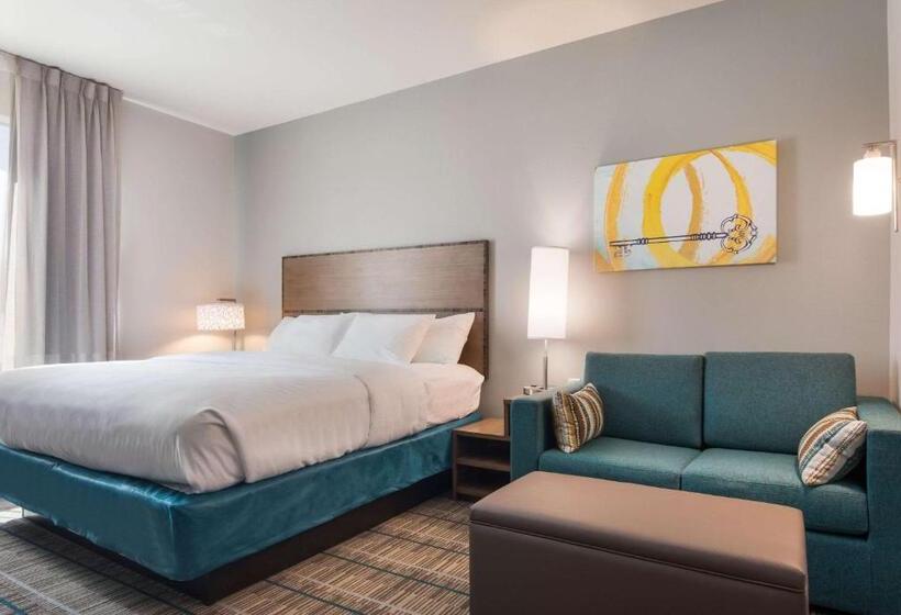 带大床的套房, Mainstay Suites East Camden