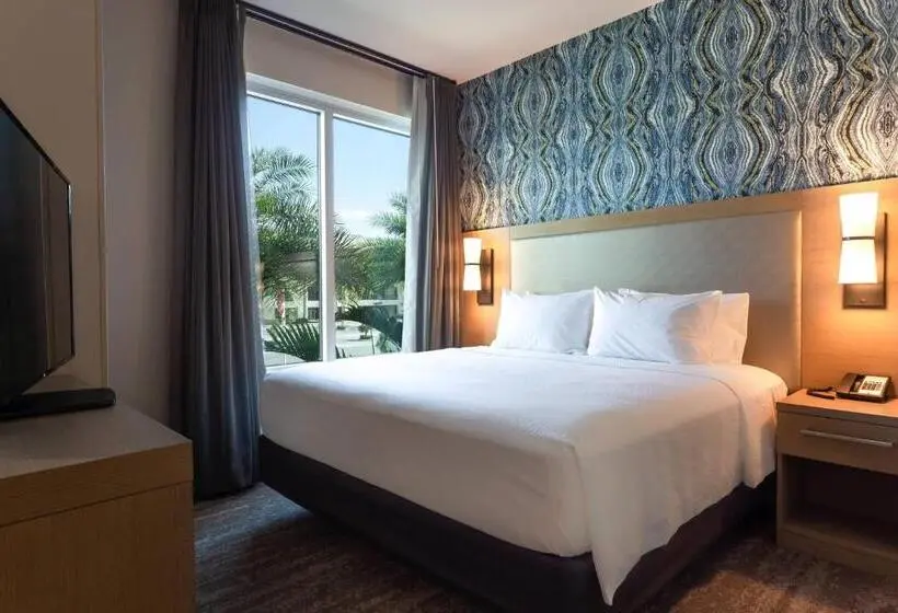 キングサイドベッドのスタンダードワンルーム, Residence Inn Palm Beach Gardens