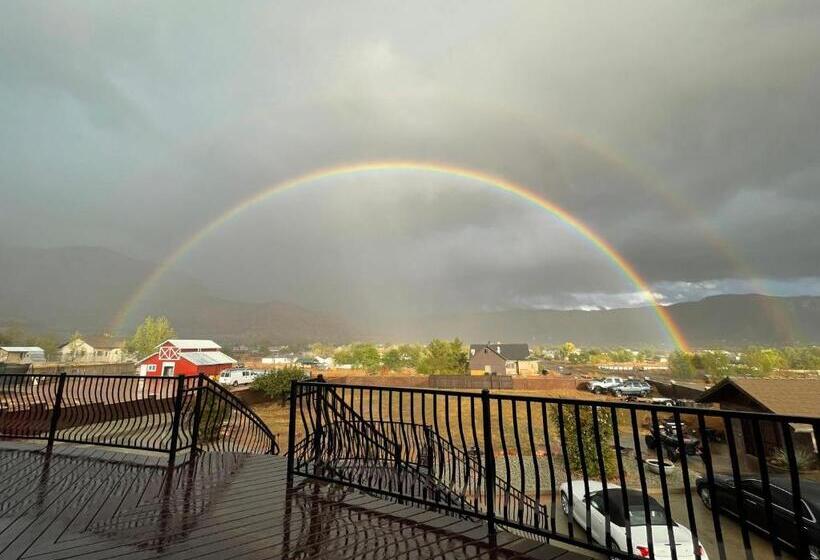 غرفة عائلية حمام مشترك, Zion Cliff Lodge