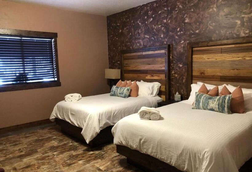 غرفة عائلية حمام مشترك, Zion Cliff Lodge