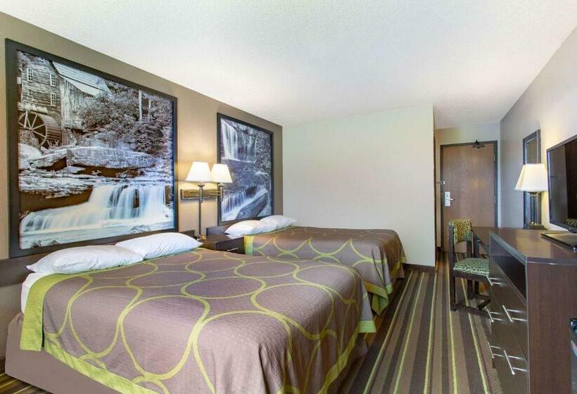 Номер Стандарт 2 Двуспальные Кровати, Super 8 By Wyndham Weston Wv