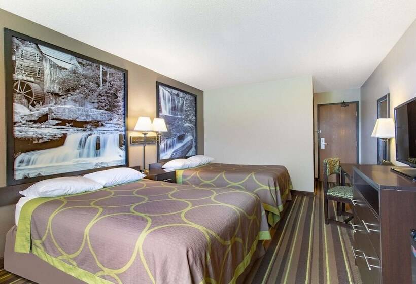 Номер Стандарт 2 Двуспальные Кровати, Super 8 By Wyndham Weston Wv