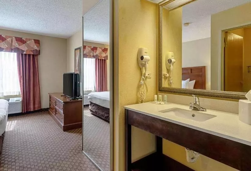 キングサイズベッドのスタンダードルーム, Quality Suites San Antonio Northeast
