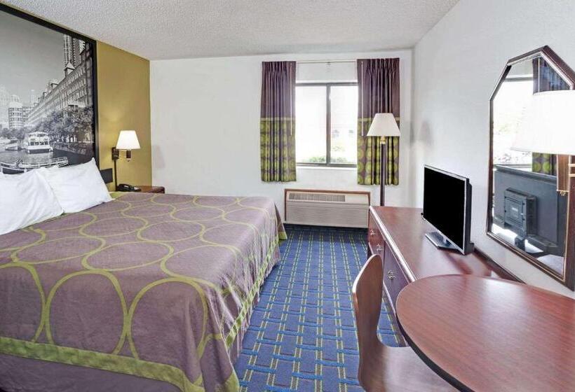 חדר סטנדרט עם מיטת קינג, Super 8 By Wyndham Monee I 57