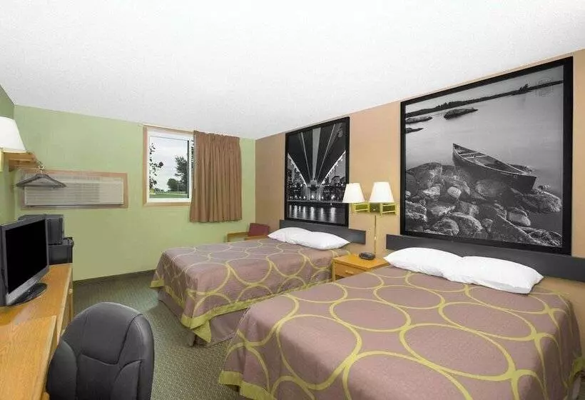 اتاق استاندارد با 2 تخت دوبل, Super 8 By Wyndham Worthington Minnesota