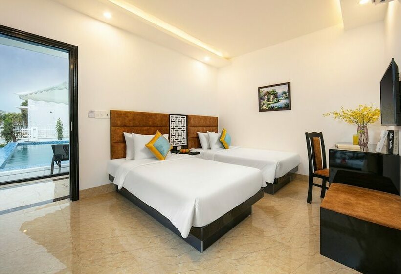 اتاق استاندارد با چشمانداز دریا, Tuan Chau Kingly Villa