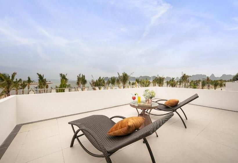 اتاق استاندارد با چشمانداز دریا, Tuan Chau Kingly Villa