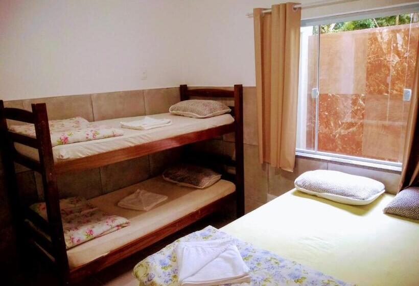 חדר סטנדרט לארבעה, Mata Virgem Hostel E Pousada