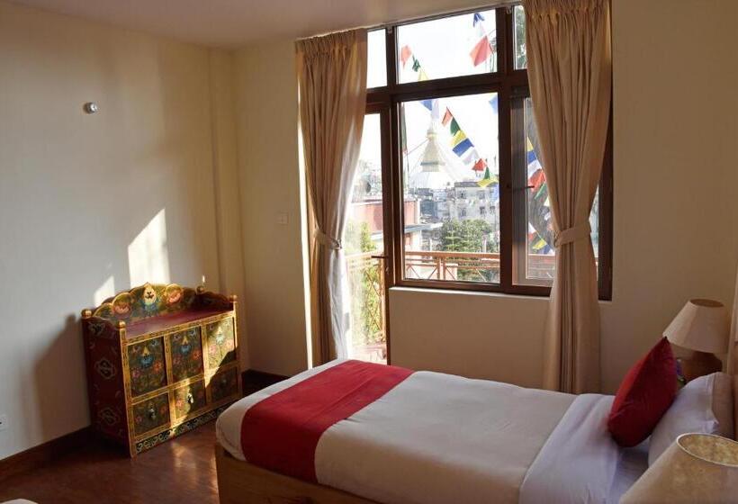 اتاق لوکس با چشمانداز باغ, Rokpa Guest House