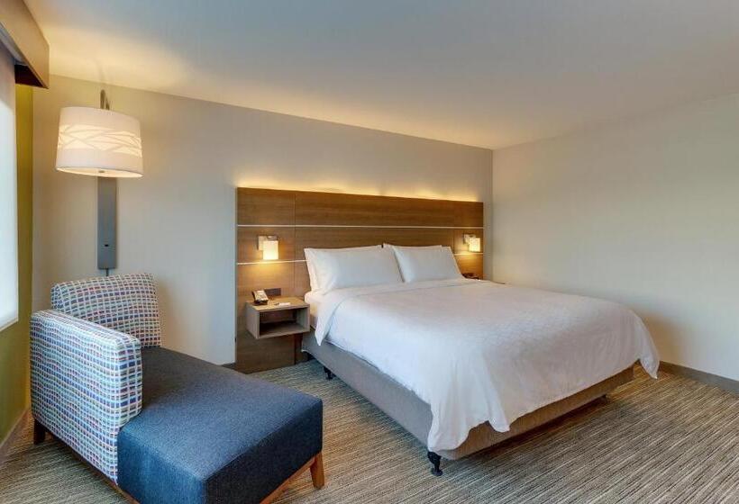 带大床的豪华间, Holiday Inn Express & Suites   Roanoke – Civic Center