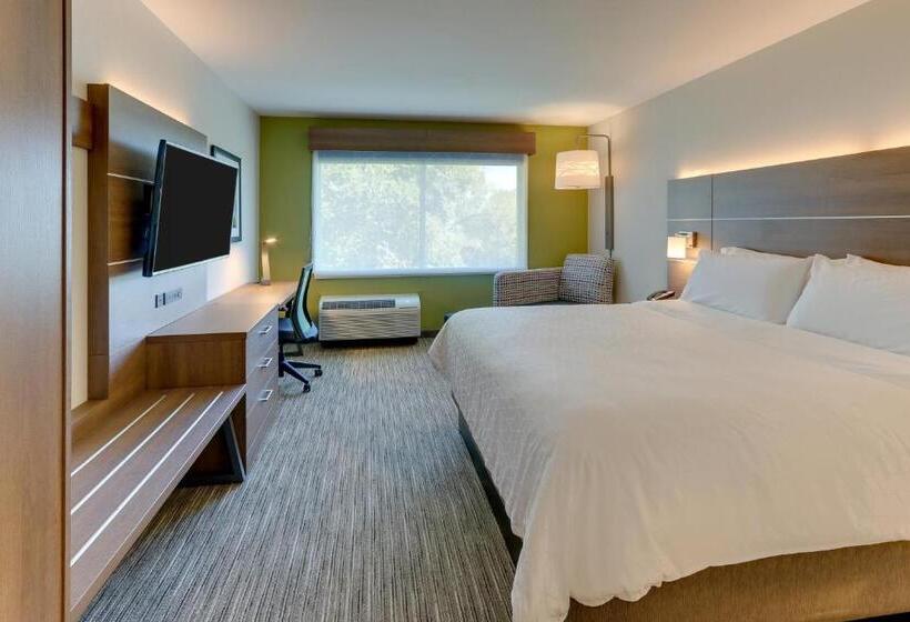 带大床的豪华间, Holiday Inn Express & Suites   Roanoke – Civic Center