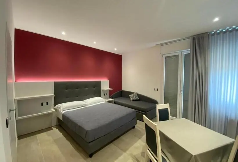 Chambre Quadruple Standard avec Balcon, B&b Bertani
