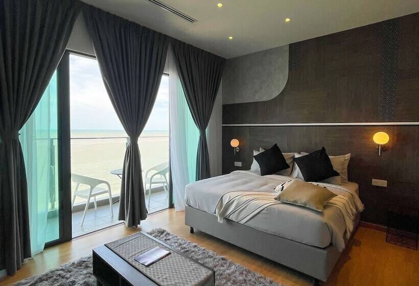 غرفة ديلوكس مطلّة علي البحر, Swiss Belhotel Kuantan